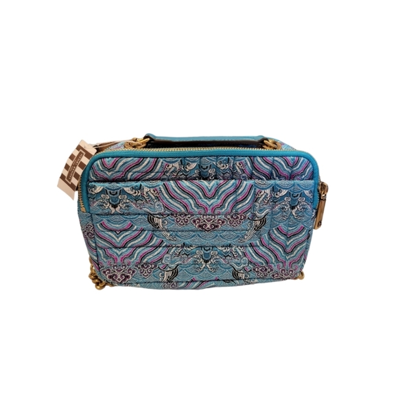 NWT Henri Bendel Tahitian Tide Blue Camera Bag - Picture 2 of 5